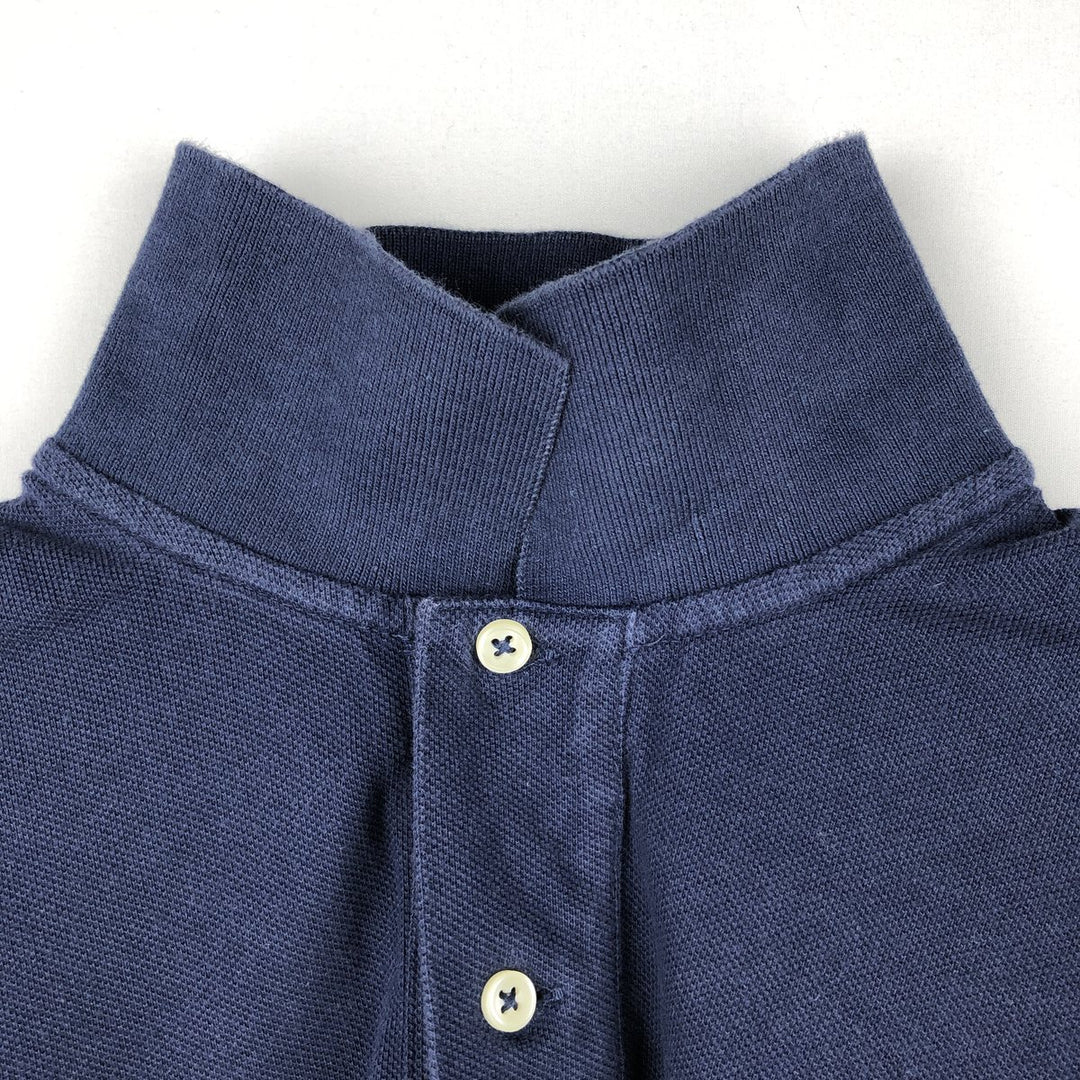 Ralph Lauren POLO RALPH LAUREN Long Sleeve Polo Shirt Men's M unclear navy blue type Vintage Second Hand