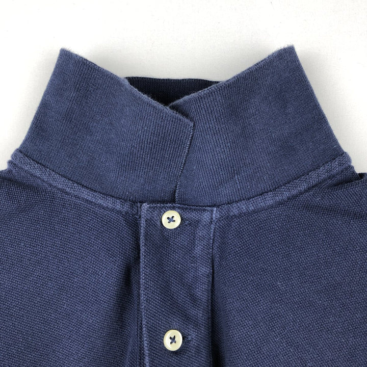 Ralph Lauren POLO RALPH LAUREN Long Sleeve Polo Shirt Men's M unclear navy blue type Vintage Second Hand