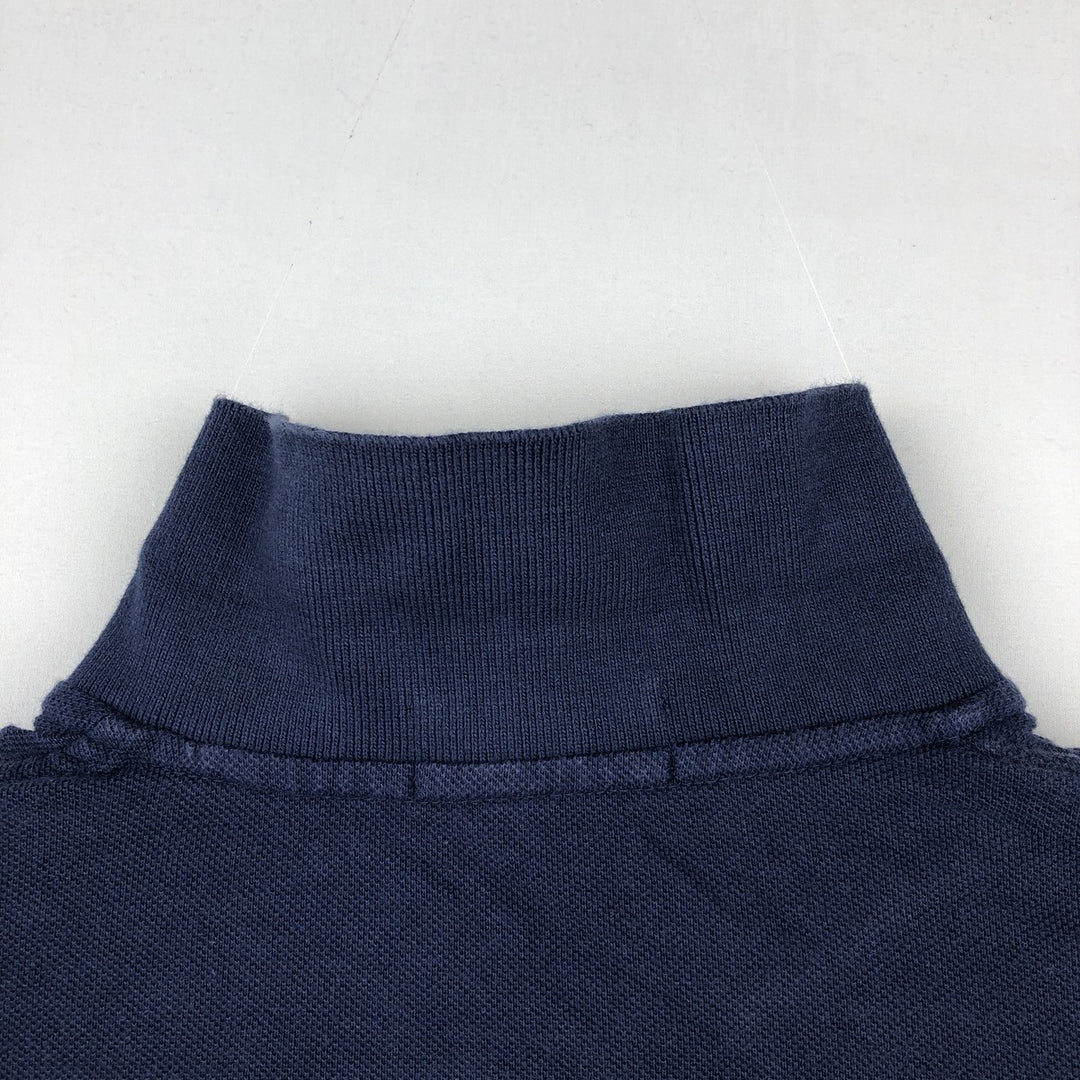 Ralph Lauren POLO RALPH LAUREN Long Sleeve Polo Shirt Men's M unclear navy blue type Vintage Second Hand
