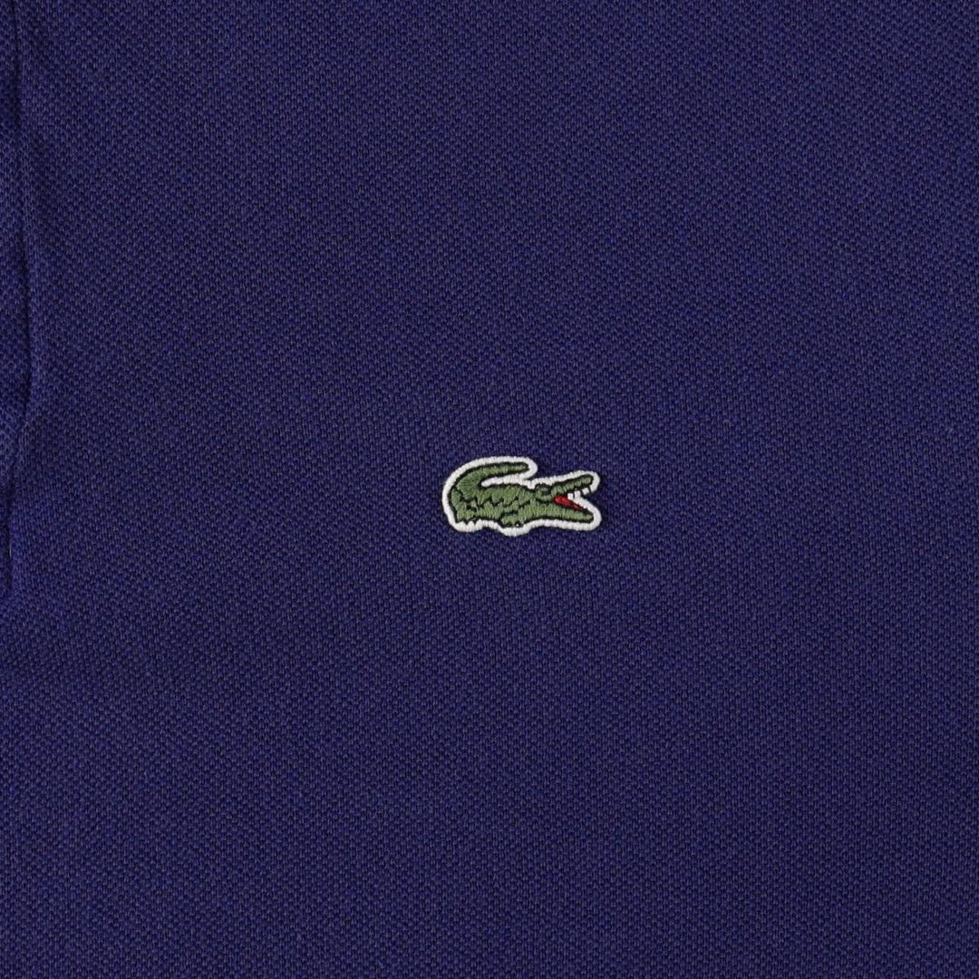 Lacoste Classic Fit Long Sleeve Polo Shirt, Men's Size XL cotton blue type Vintage Second Hand