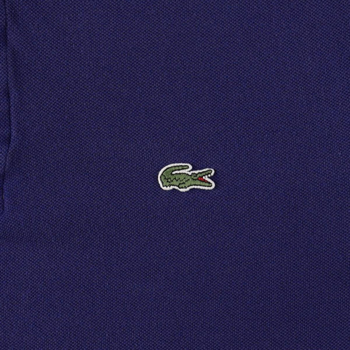 Lacoste Classic Fit Long Sleeve Polo Shirt, Men's Size XL cotton blue type Vintage Second Hand