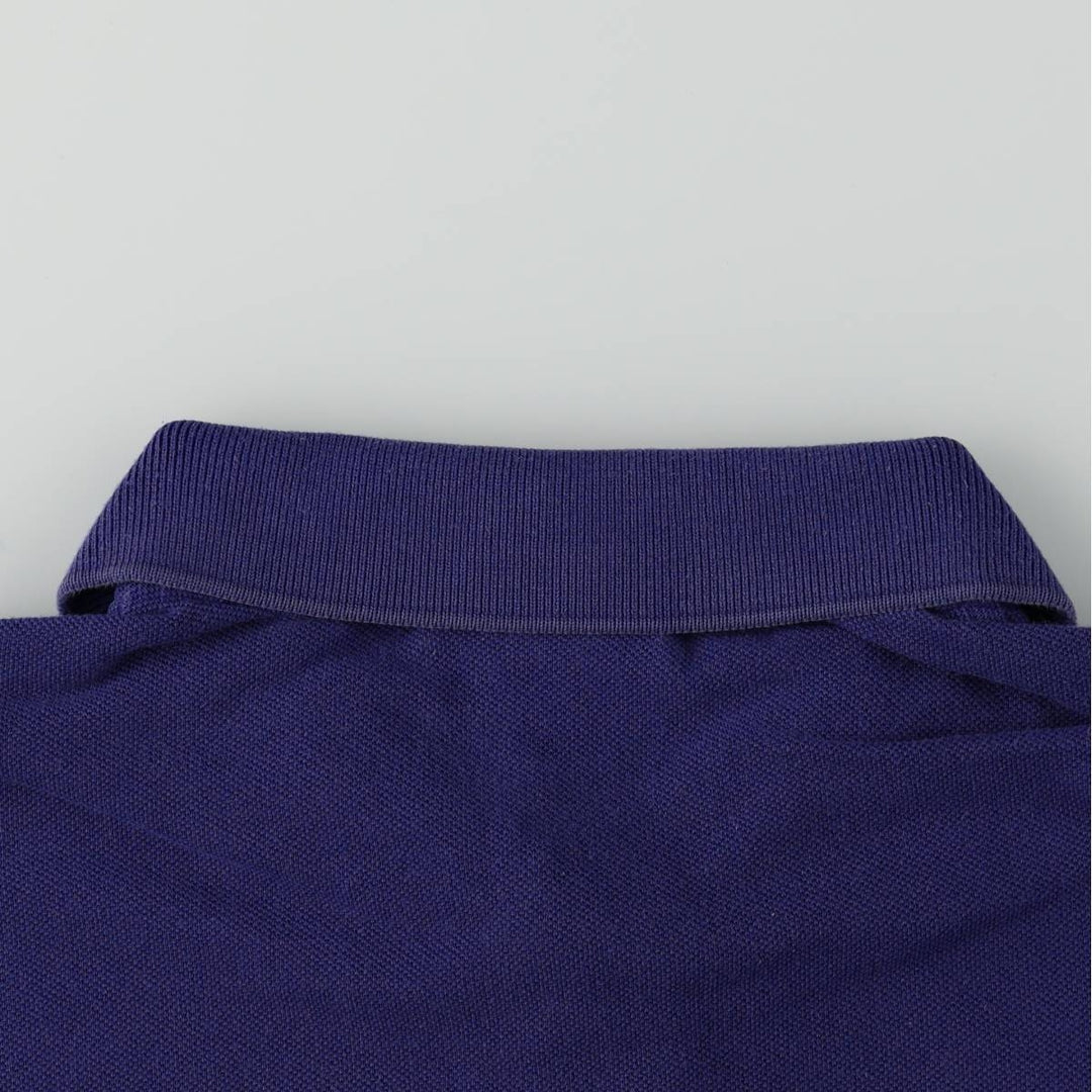 Lacoste Classic Fit Long Sleeve Polo Shirt, Men's Size XL cotton blue type Vintage Second Hand