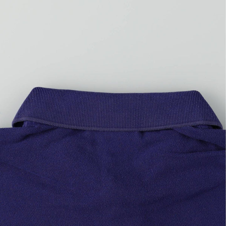 Lacoste Classic Fit Long Sleeve Polo Shirt, Men's Size XL cotton blue type Vintage Second Hand