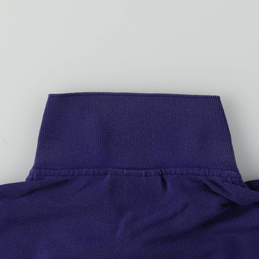 Lacoste Classic Fit Long Sleeve Polo Shirt, Men's Size XL cotton blue type Vintage Second Hand