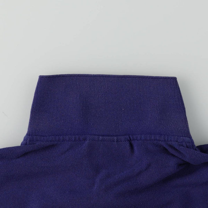 Lacoste Classic Fit Long Sleeve Polo Shirt, Men's Size XL cotton blue type Vintage Second Hand