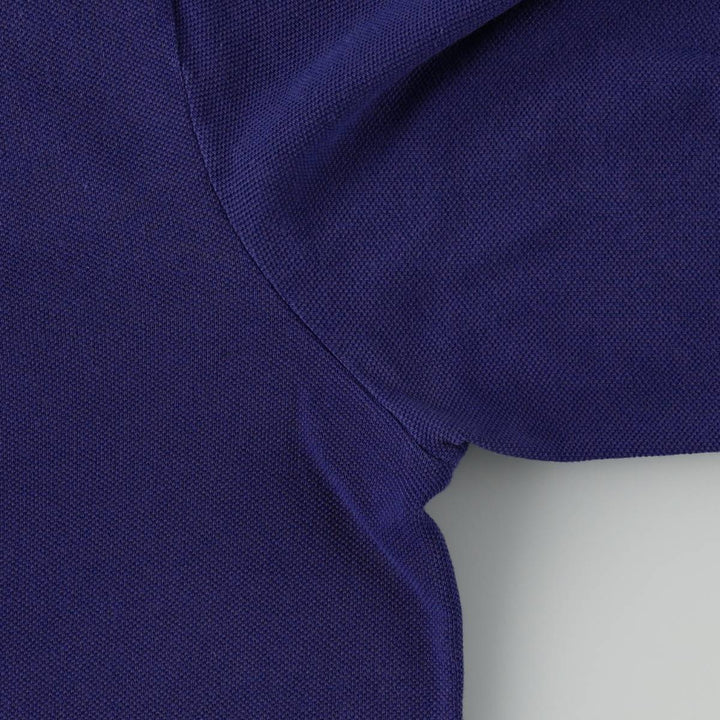 Lacoste Classic Fit Long Sleeve Polo Shirt, Men's Size XL cotton blue type Vintage Second Hand