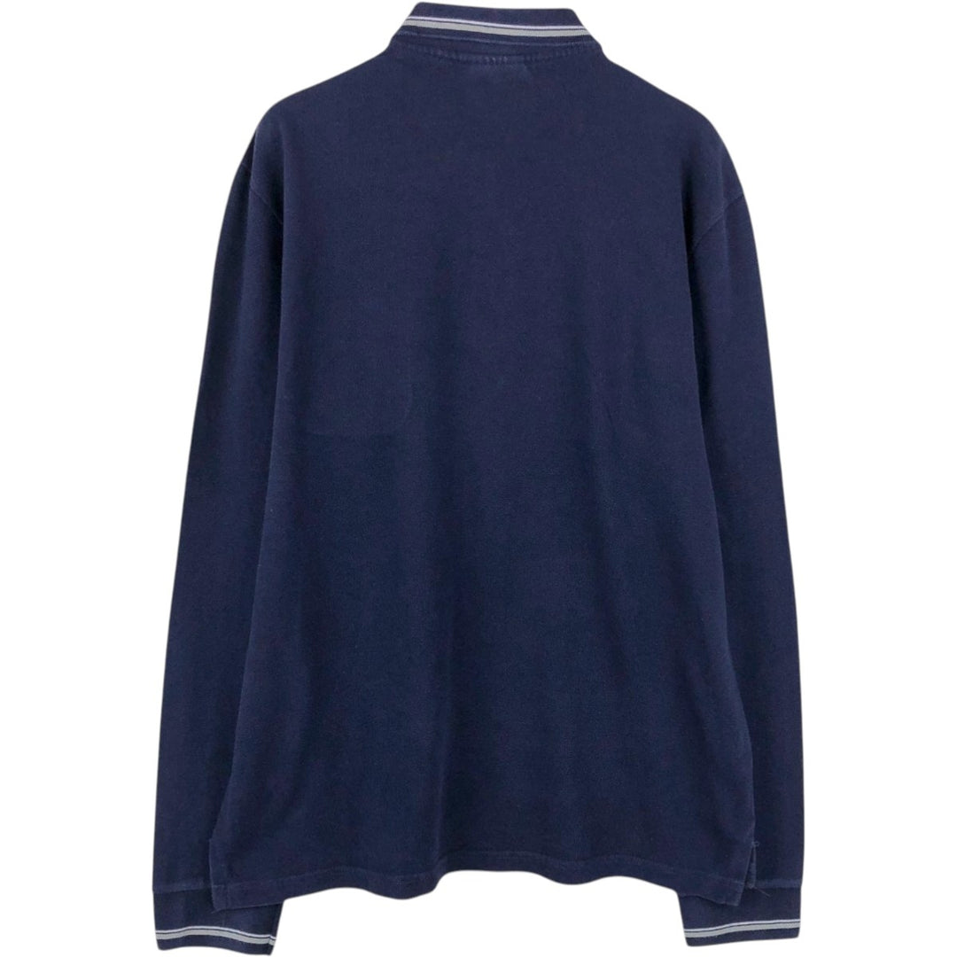 Lacoste LACOSTE Long Sleeve Polo Shirt Size 6 Men's XL cotton navy blue type Vintage Second Hand