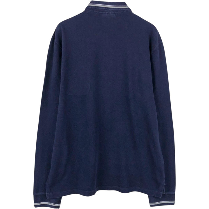 Lacoste LACOSTE Long Sleeve Polo Shirt Size 6 Men's XL cotton navy blue type Vintage Second Hand