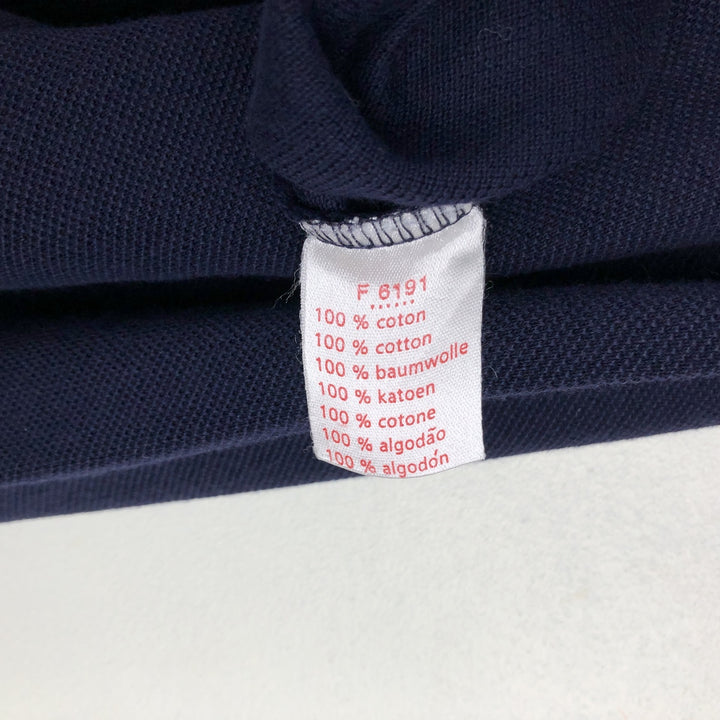 Lacoste LACOSTE Long Sleeve Polo Shirt Size 6 Men's XL cotton navy blue type Vintage Second Hand