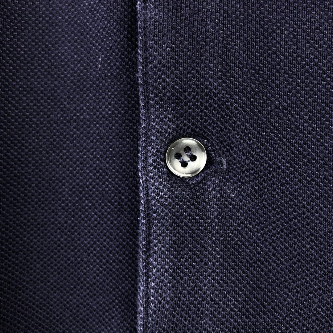 Lacoste LACOSTE Long Sleeve Polo Shirt Size 6 Men's XL cotton navy blue type Vintage Second Hand