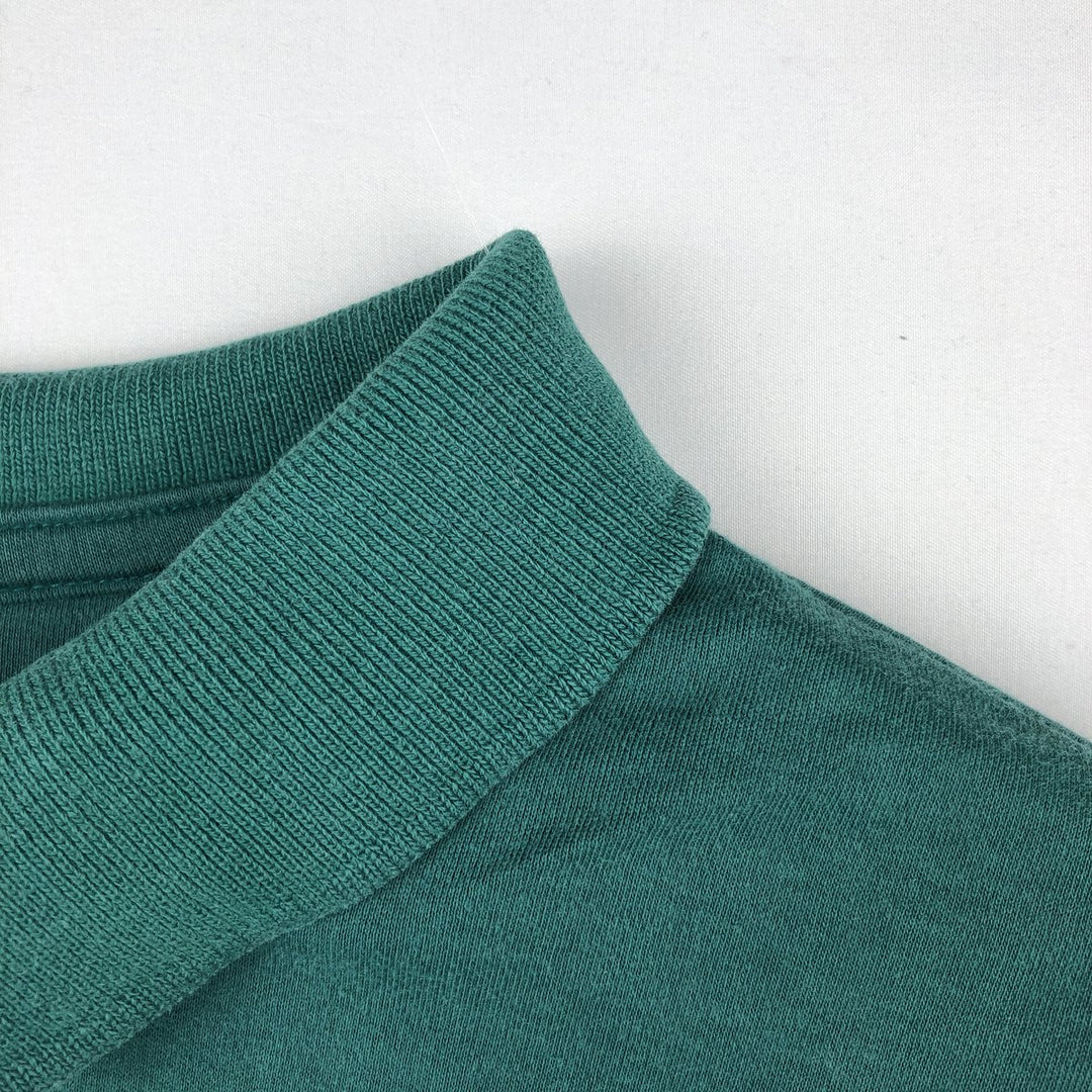 Vintage 1990'S LLBean long-sleeved polo shirt, men's size M (approx.). unclear green type Vintage Second Hand