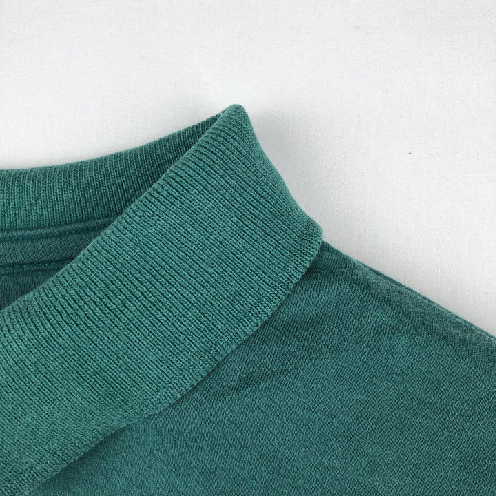 Vintage 1990'S LLBean long-sleeved polo shirt, men's size M (approx.). unclear green type Vintage Second Hand