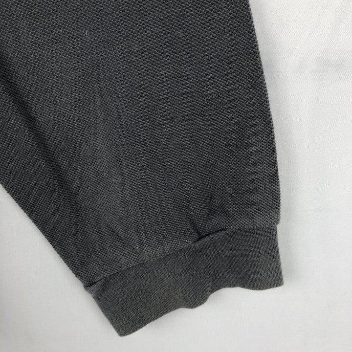 Lacoste LACOSTE Long Sleeve Polo Shirt Size 5 (Men's Size L) cotton Charcoal Vintage Second Hand