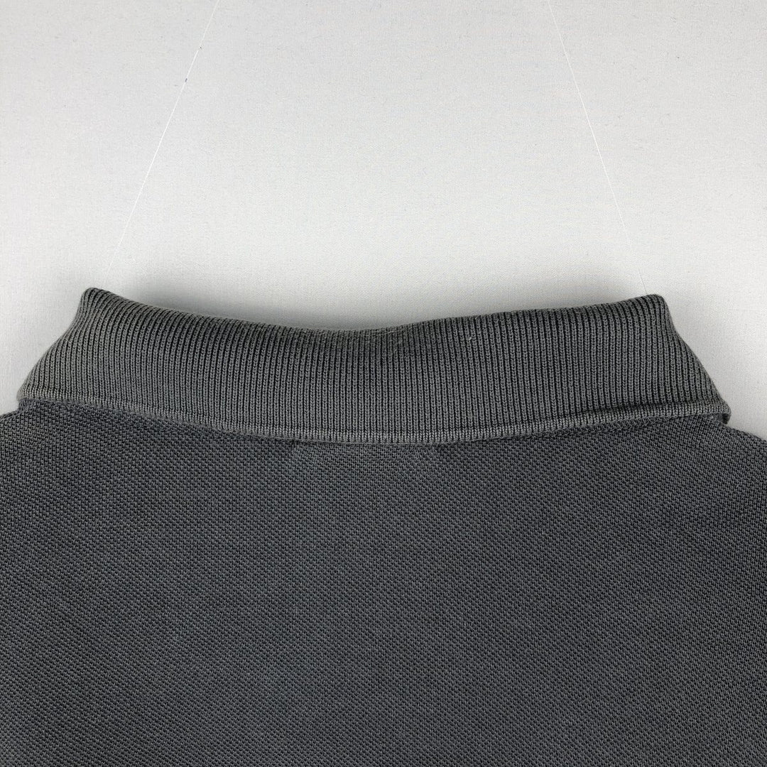 Lacoste LACOSTE Long Sleeve Polo Shirt Size 5 (Men's Size L) cotton Charcoal Vintage Second Hand