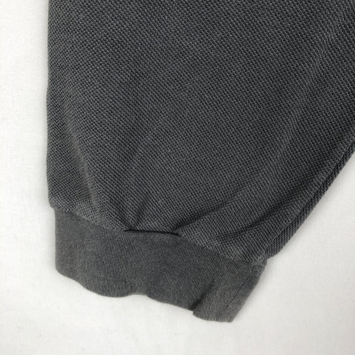 Lacoste LACOSTE Long Sleeve Polo Shirt Size 5 (Men's Size L) cotton Charcoal Vintage Second Hand