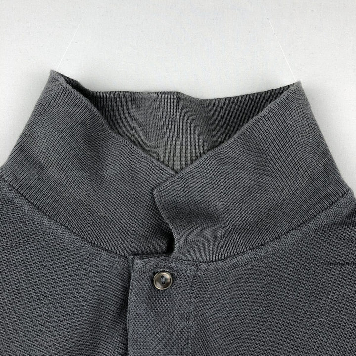 Lacoste LACOSTE Long Sleeve Polo Shirt Size 5 (Men's Size L) cotton Charcoal Vintage Second Hand