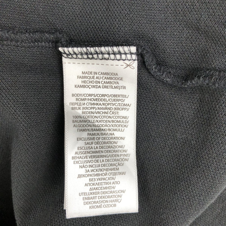 Ralph Lauren POLO RALPH LAUREN long-sleeved polo shirt, men's size L cotton black type Vintage Second Hand
