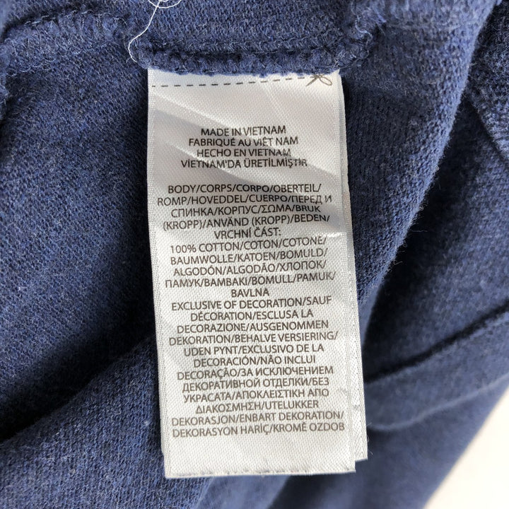 Ralph Lauren CUSTOM SLIM FIT Long-Sleeve Polo Shirt, Men's Size M (approx.) cotton navy blue type Vintage Second Hand
