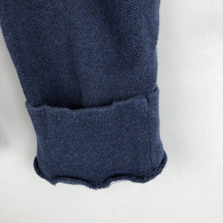 Ralph Lauren CUSTOM SLIM FIT Long-Sleeve Polo Shirt, Men's Size M (approx.) cotton navy blue type Vintage Second Hand