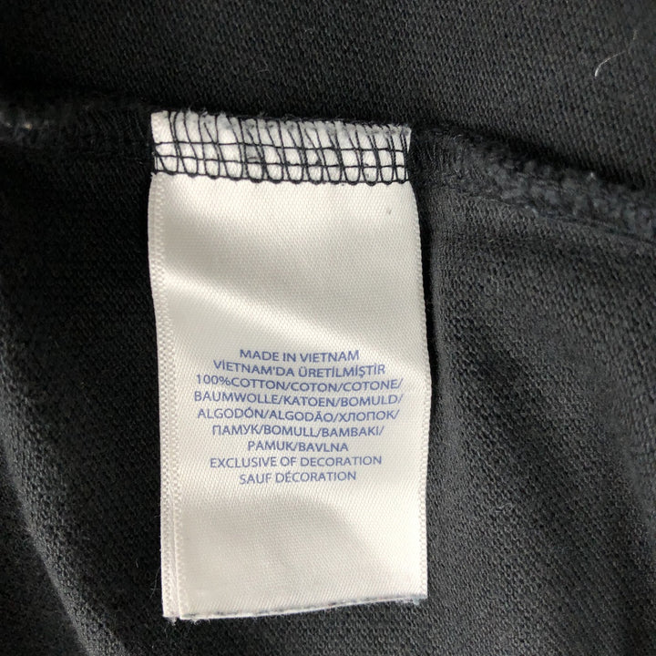 Ralph Lauren POLO RALPH LAUREN long-sleeved polo shirt, men's size L cotton black type Vintage Second Hand