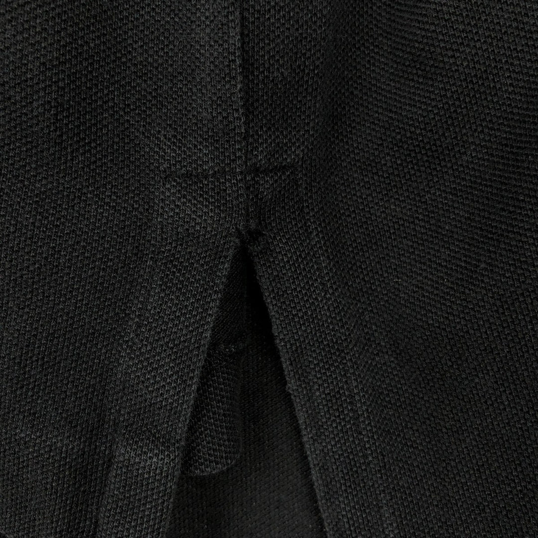 Ralph Lauren POLO RALPH LAUREN long-sleeved polo shirt, men's size L cotton black type Vintage Second Hand