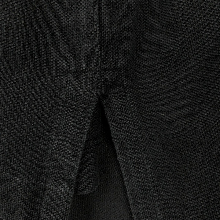 Ralph Lauren POLO RALPH LAUREN long-sleeved polo shirt, men's size L cotton black type Vintage Second Hand