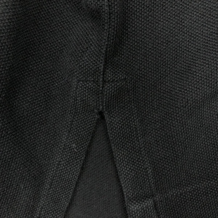Ralph Lauren POLO RALPH LAUREN long-sleeved polo shirt, men's size L cotton black type Vintage Second Hand