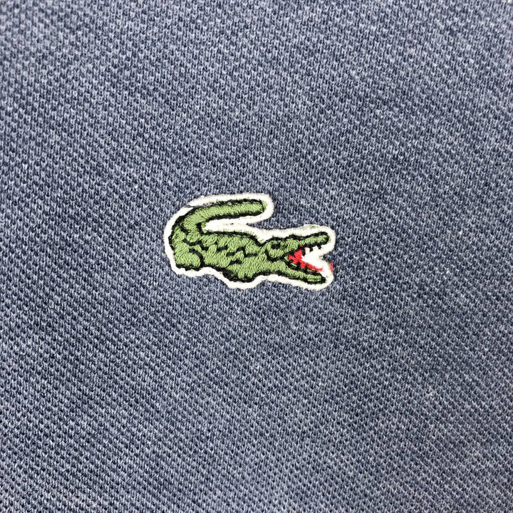 Lacoste LACOSTE Long Sleeve Polo Shirt Size 4 Men's M cotton blue type Vintage Second Hand