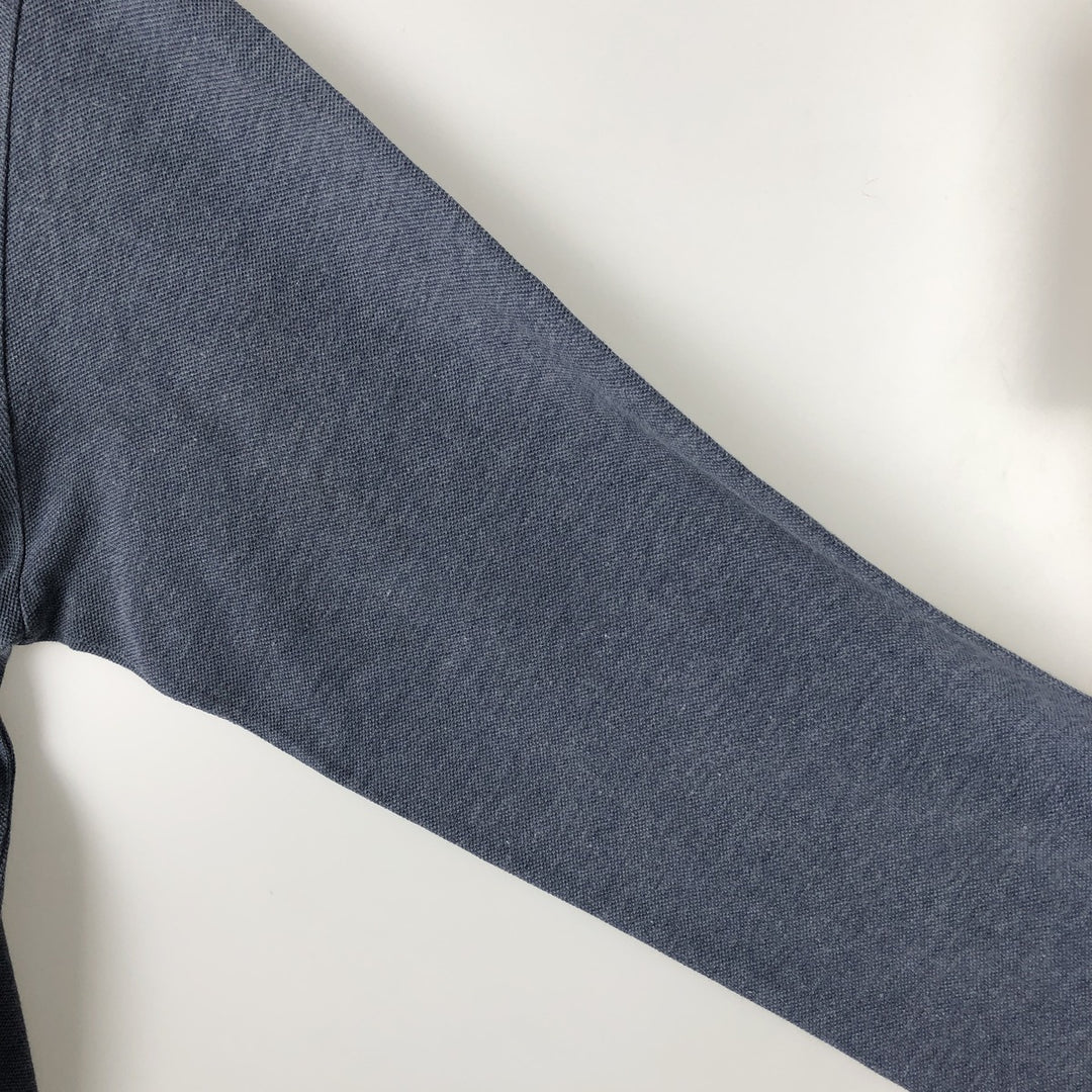 Lacoste LACOSTE Long Sleeve Polo Shirt Size 4 Men's M cotton blue type Vintage Second Hand