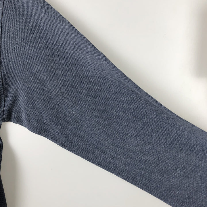 Lacoste LACOSTE Long Sleeve Polo Shirt Size 4 Men's M cotton blue type Vintage Second Hand