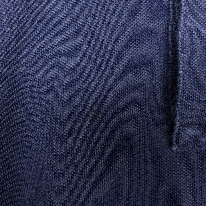 Ralph Lauren POLO RALPH LAUREN Long Sleeve Polo Shirt Men's XL cotton navy blue type Vintage Second Hand