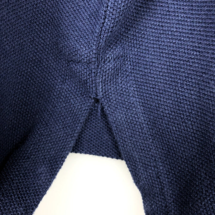 Ralph Lauren POLO RALPH LAUREN Long Sleeve Polo Shirt Men's XL cotton navy blue type Vintage Second Hand