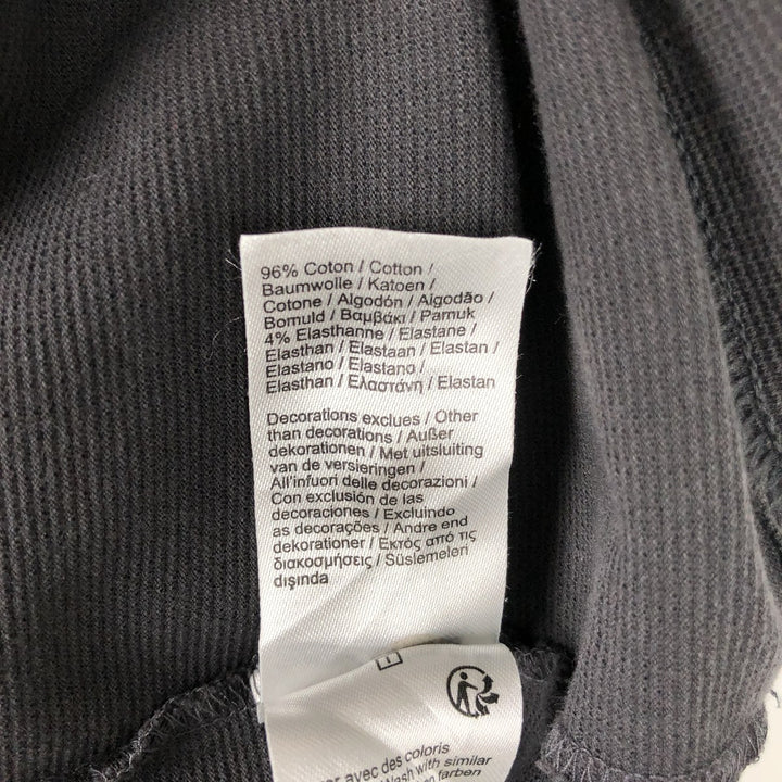 Lacoste Sport Long-Sleeve Polo Shirt, FR 5 (US L, equivalent to men's L) cotton Charcoal Vintage Second Hand