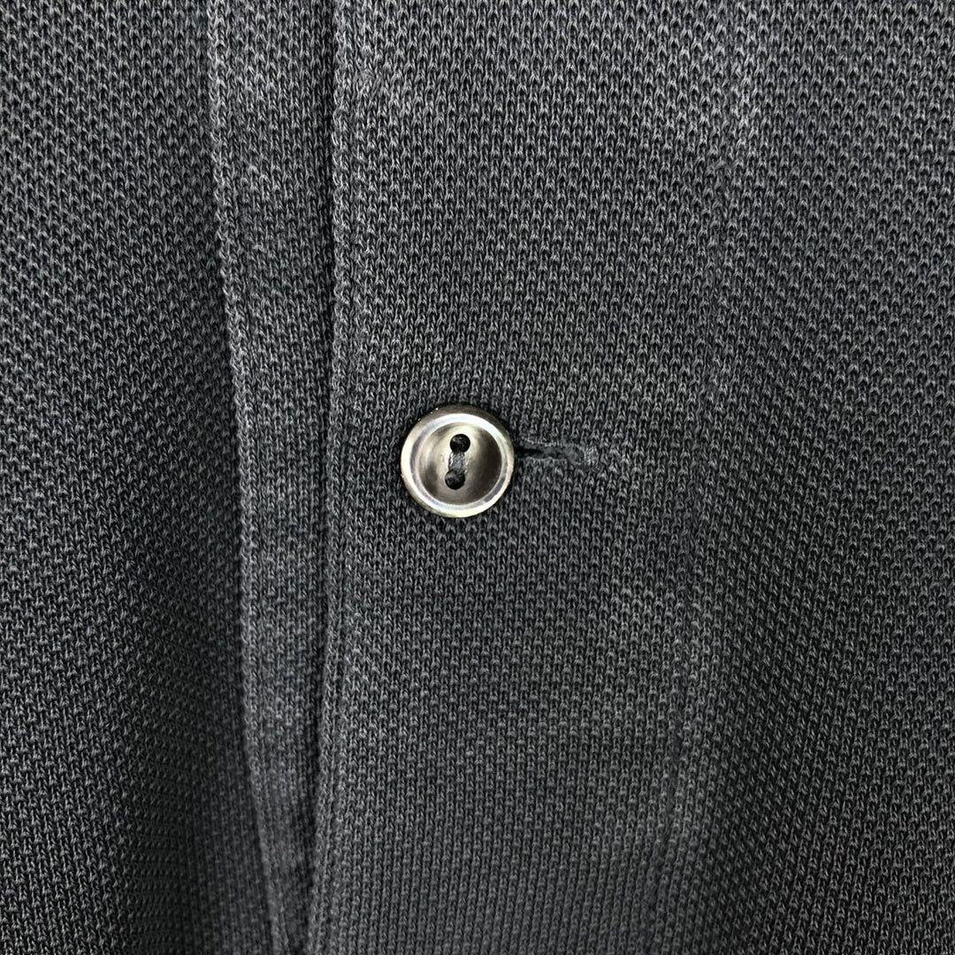 Lacoste LACOSTE Long Sleeve Polo Shirt Size 5 (Men's Size L) cotton Charcoal Vintage Second Hand