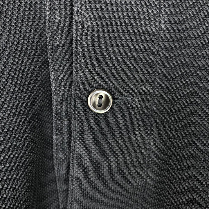 Lacoste LACOSTE Long Sleeve Polo Shirt Size 5 (Men's Size L) cotton Charcoal Vintage Second Hand