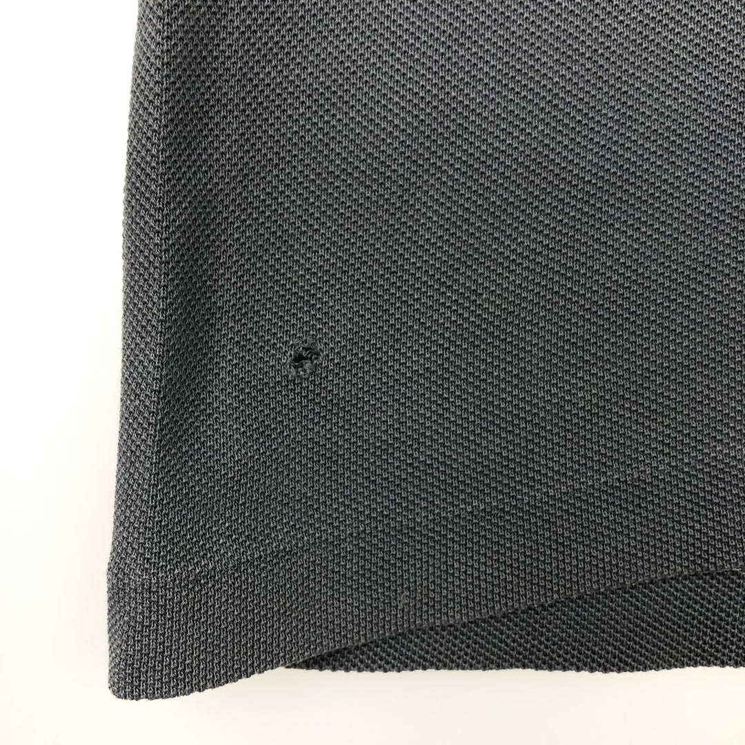Lacoste LACOSTE Long Sleeve Polo Shirt Size 5 (Men's Size L) cotton Charcoal Vintage Second Hand