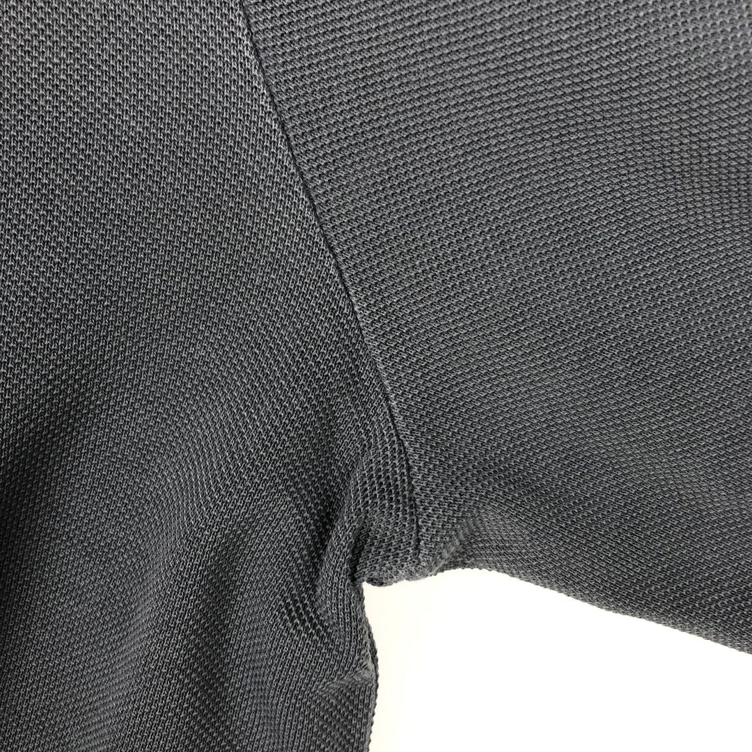 Lacoste LACOSTE Long Sleeve Polo Shirt Size 5 (Men's Size L) cotton Charcoal Vintage Second Hand
