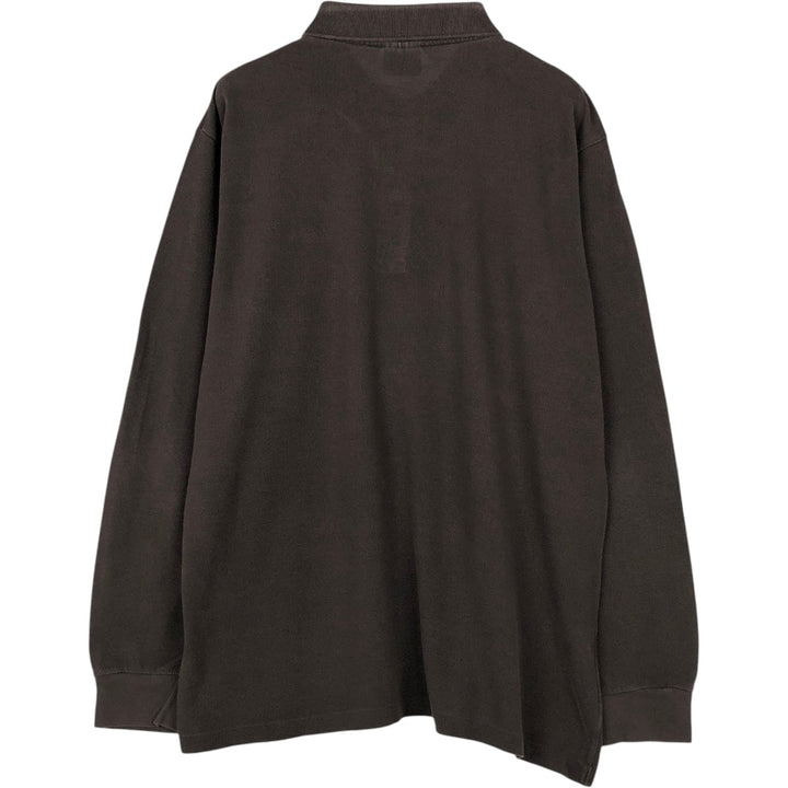 Lacoste LACOSTE Long Sleeve Polo Shirt Size 5 (Men's Size L) cotton black type Vintage Second Hand