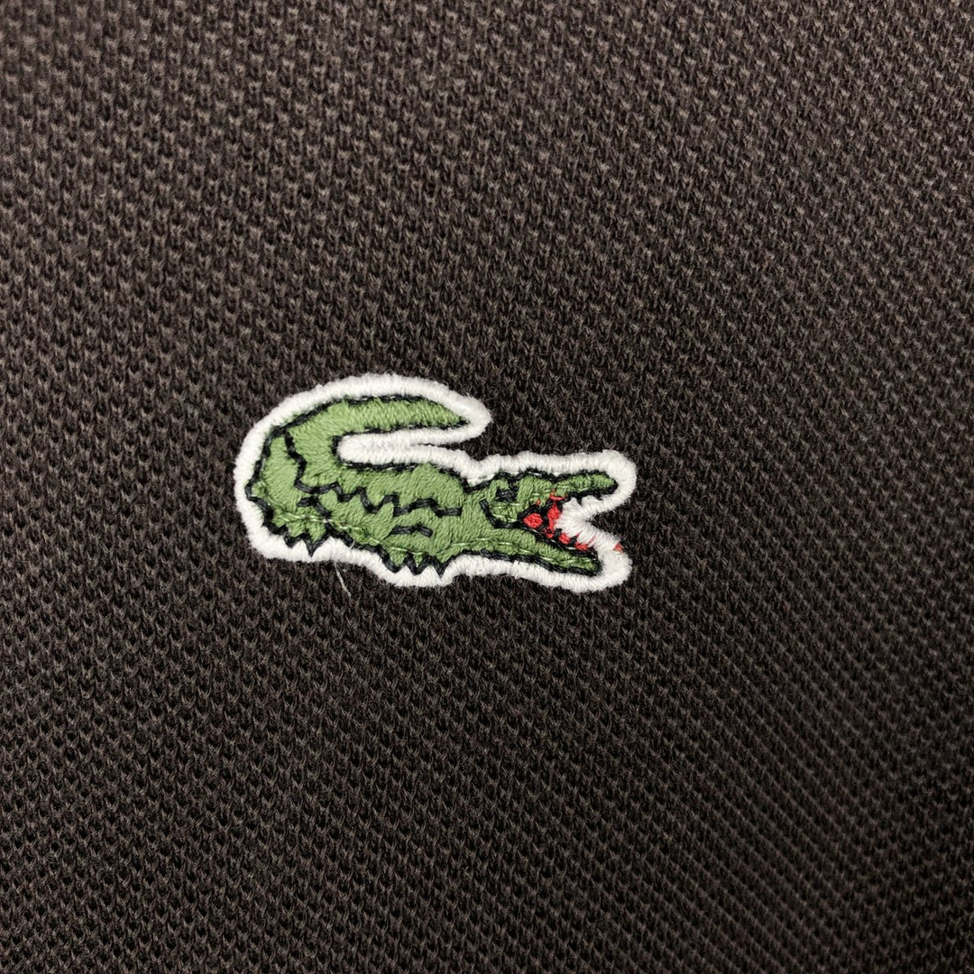 Lacoste LACOSTE Long Sleeve Polo Shirt Size 5 (Men's Size L) cotton black type Vintage Second Hand