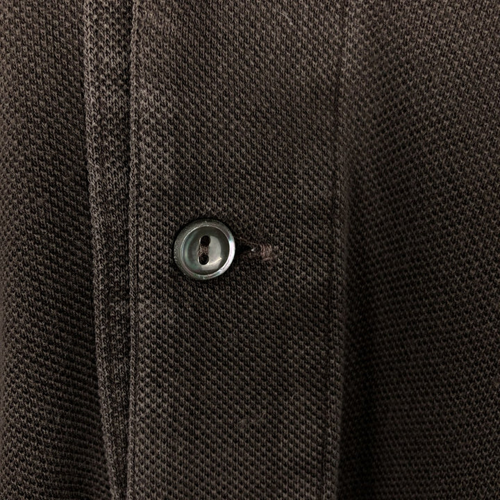 Lacoste LACOSTE Long Sleeve Polo Shirt Size 5 (Men's Size L) cotton black type Vintage Second Hand