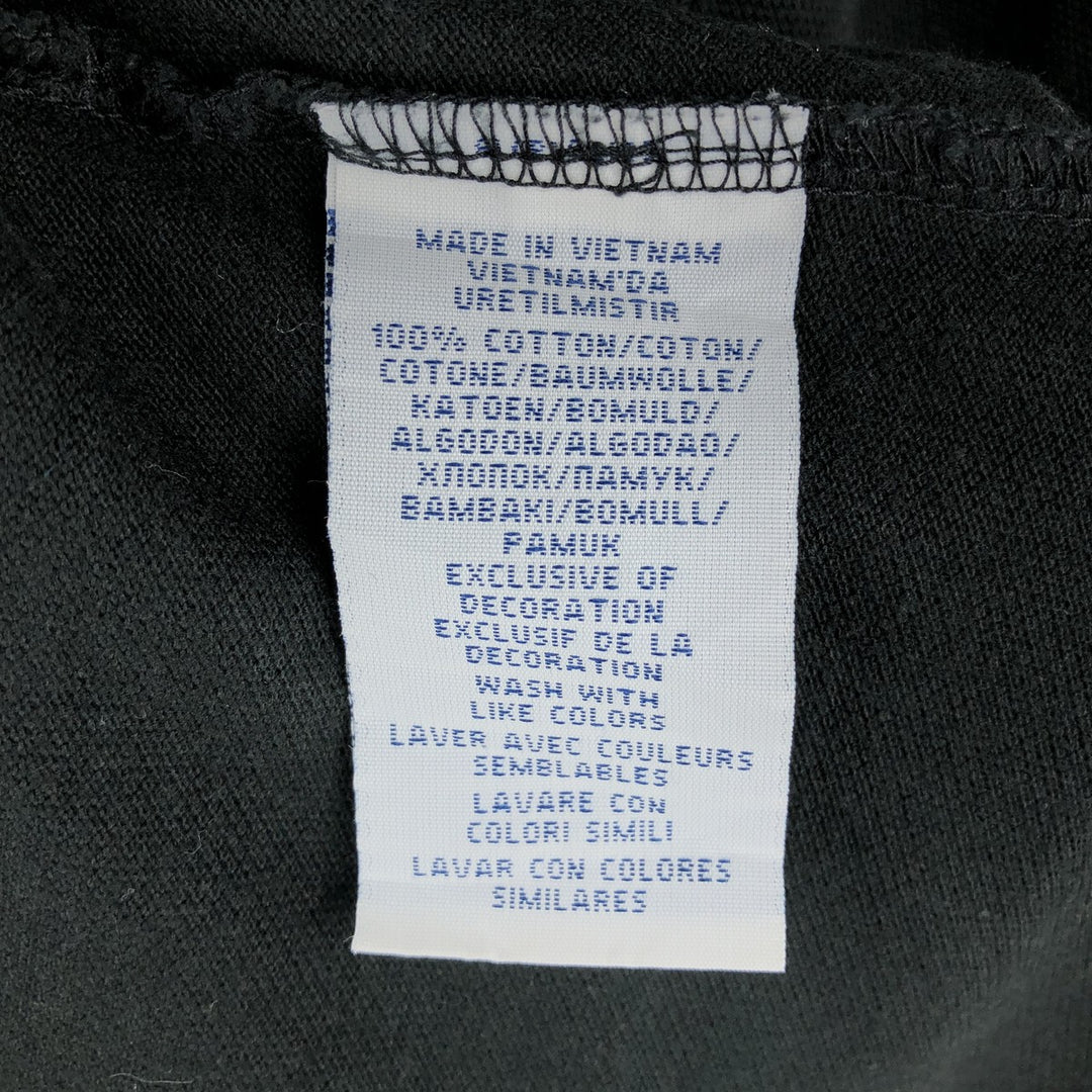 Ralph Lauren CUSTOM FIT Long-Sleeve Polo Shirt, Men's Size XL (approx.) cotton black type Vintage Second Hand