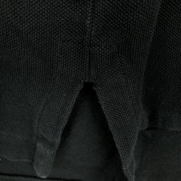 Ralph Lauren CUSTOM FIT Long-Sleeve Polo Shirt, Men's Size XL (approx.) cotton black type Vintage Second Hand