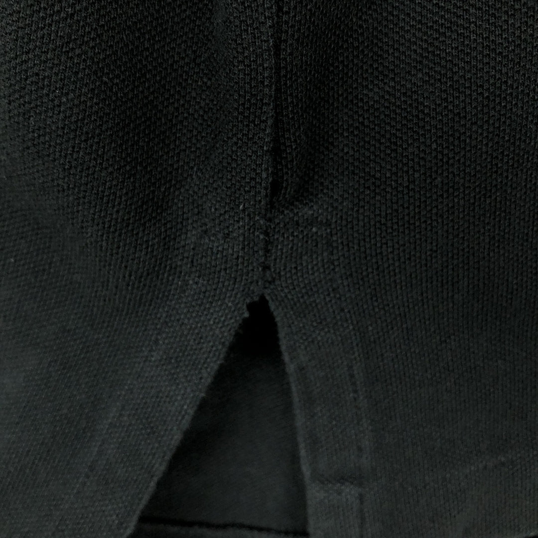 Ralph Lauren CUSTOM FIT Long-Sleeve Polo Shirt, Men's Size XL (approx.) cotton black type Vintage Second Hand