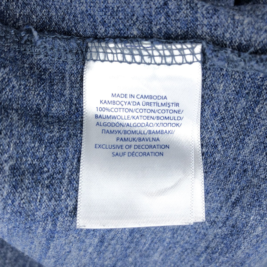 Ralph Lauren POLO RALPH LAUREN Long Sleeve Polo Shirt Men's XL cotton blue type Vintage Second Hand