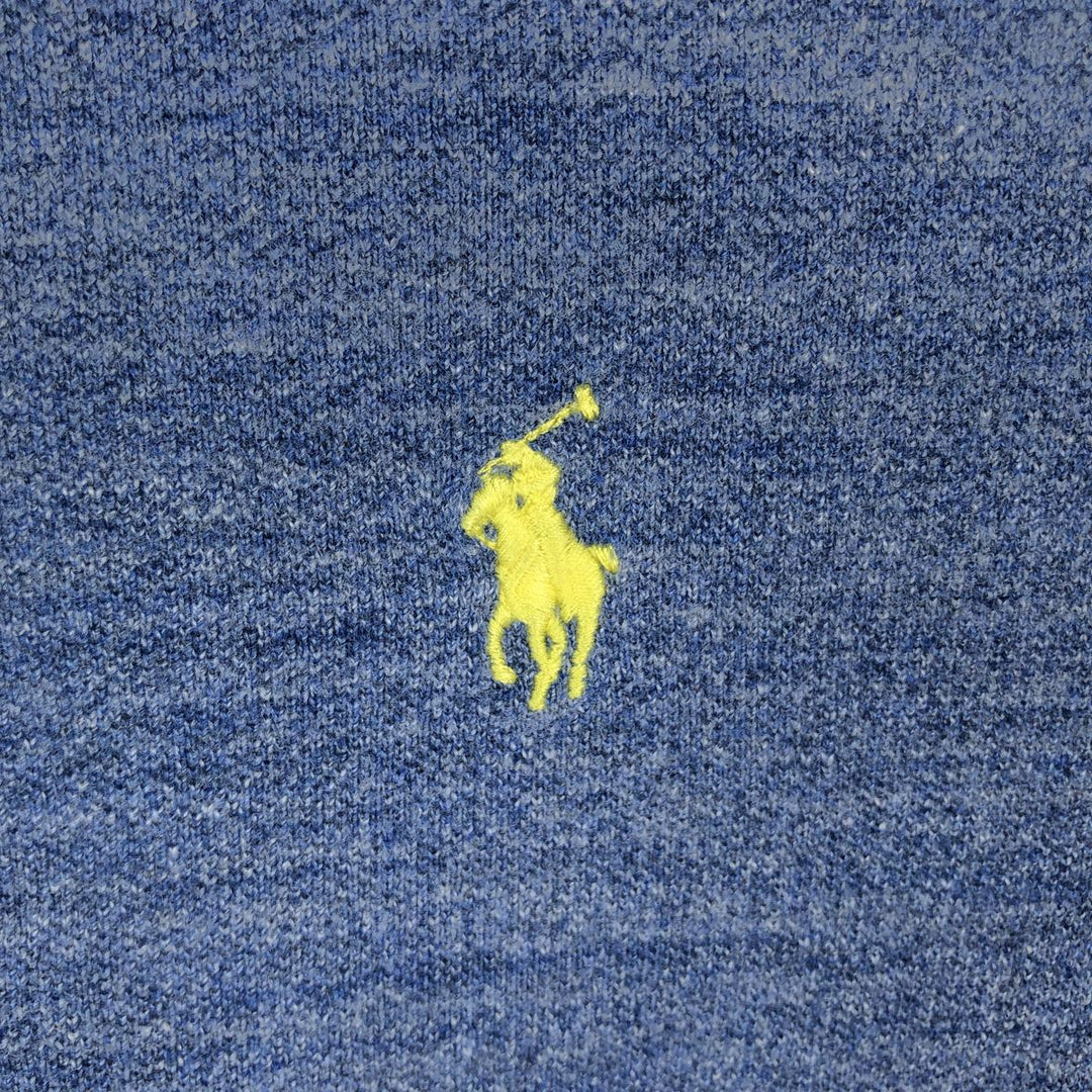 Ralph Lauren POLO RALPH LAUREN Long Sleeve Polo Shirt Men's XL cotton blue type Vintage Second Hand