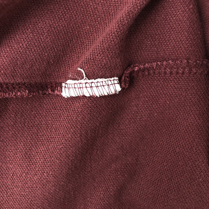 Fred Perry long-sleeved polo shirt, men's size XL (approx.) cotton wine-red Vintage Second Hand