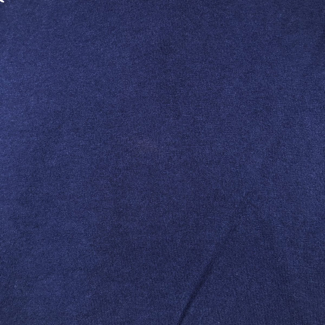 2000'S Fruit of the Loom message print T-shirt, men's size M (approx.) cotton navy blue type Vintage Second Hand