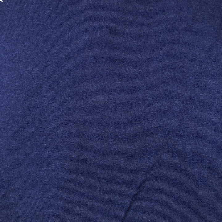 2000'S Fruit of the Loom message print T-shirt, men's size M (approx.) cotton navy blue type Vintage Second Hand