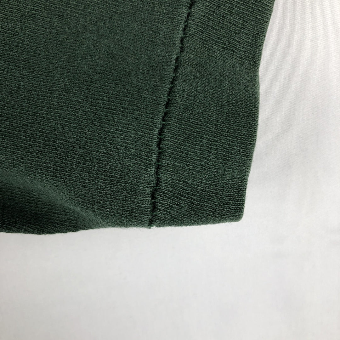 ~90'S Savvy Message Print T-Shirt, Made in USA, Men's Size L (Equivalent), Vintage cotton Green type dark green Vintage Second Hand