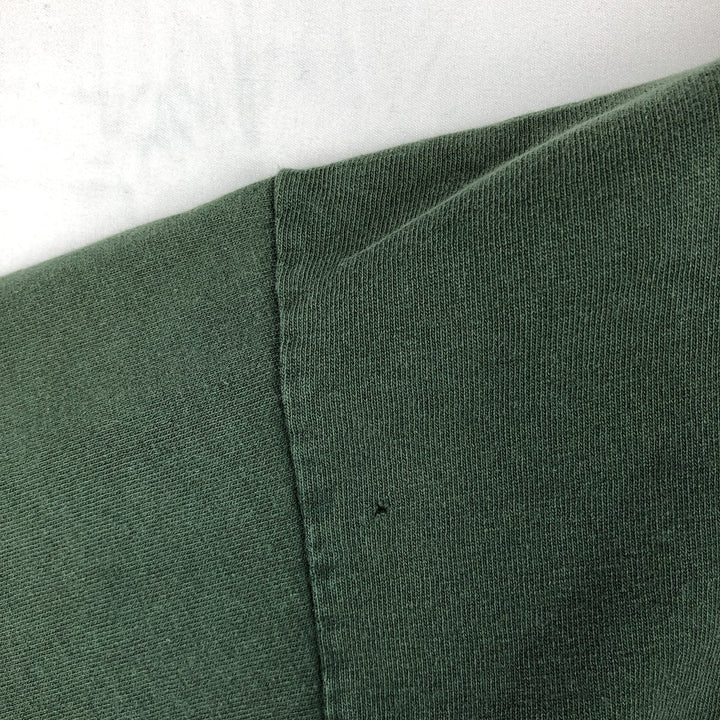 ~90'S Savvy Message Print T-Shirt, Made in USA, Men's Size L (Equivalent), Vintage cotton Green type dark green Vintage Second Hand